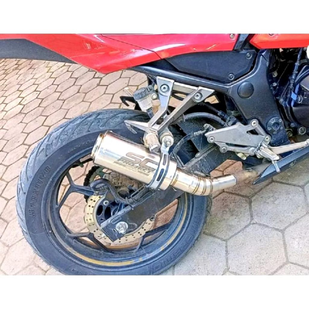 Exhaust SC PROJECT +slipon for Ninja 250 karbu Ninja 250fi old Z250 eksoz