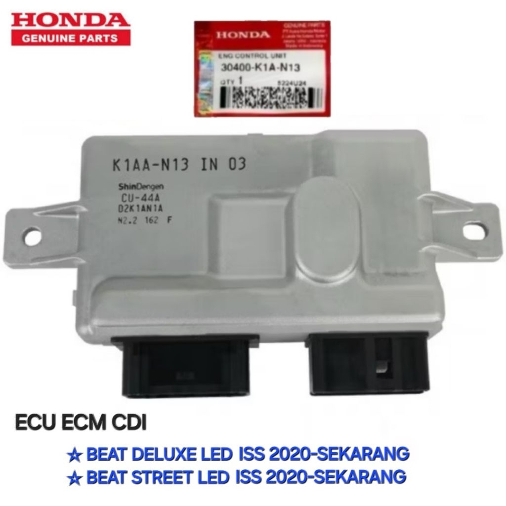 ECU ECM CDI BEAT DELUXE LED ISS IDLING STOP 2020-SEKARANG BEAT STREET LED ISS IDLING STOP 2020-SEKAR