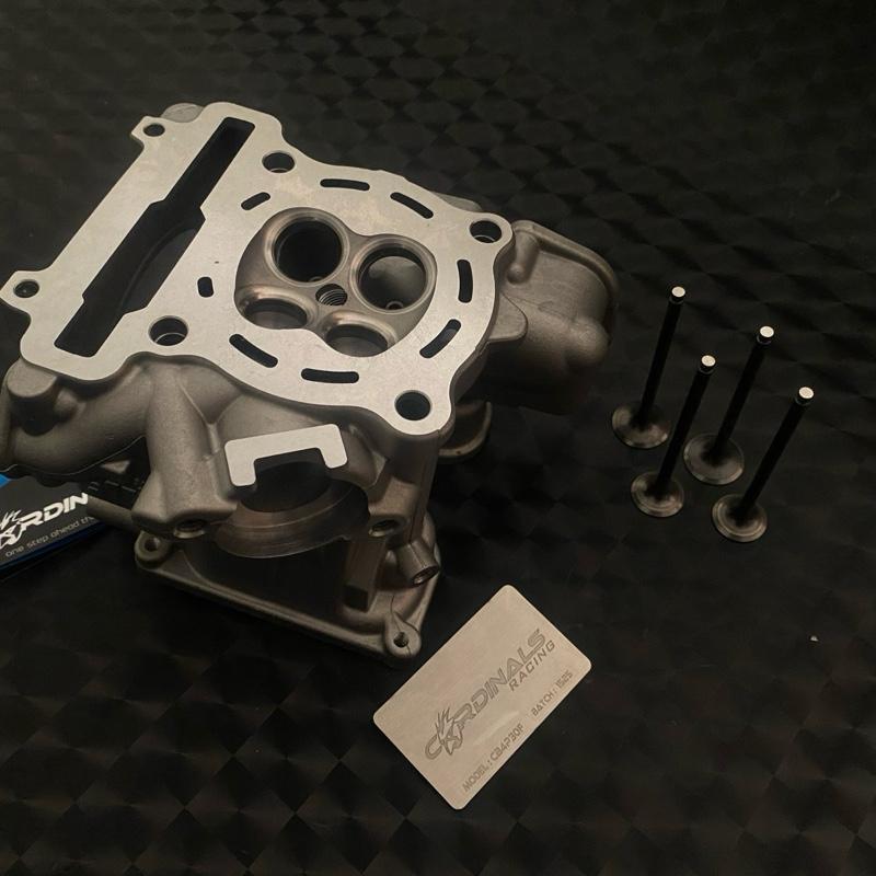 KEPALA SILINDER SET DENGAN KLEP (MASUK 23/BUANG 20) & (MASUK 25/BUANG 22) / LC135 R/CYLINDER HEAD CO