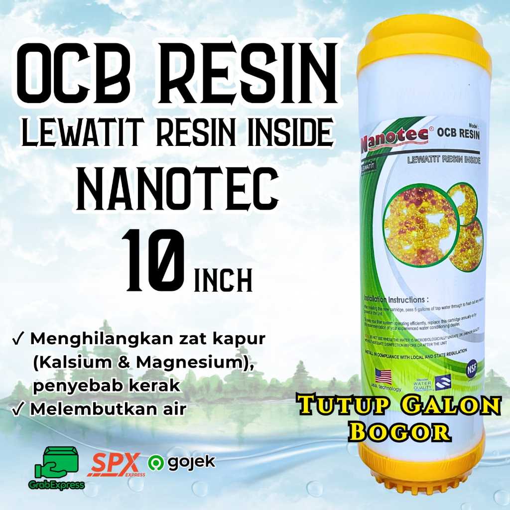 OCB Resin Nanotech Filter Resin 10inch OCB Resin