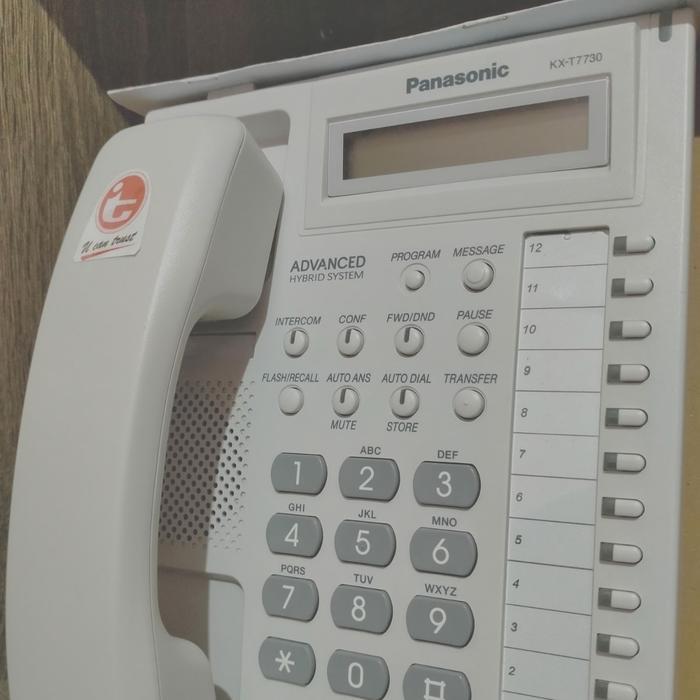 Telepon Panasonic Digital pabx layar, Panasonic KX-T7730 X