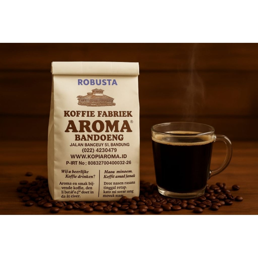 Kopi Aroma Robusta 250 gr asli Banceuy
