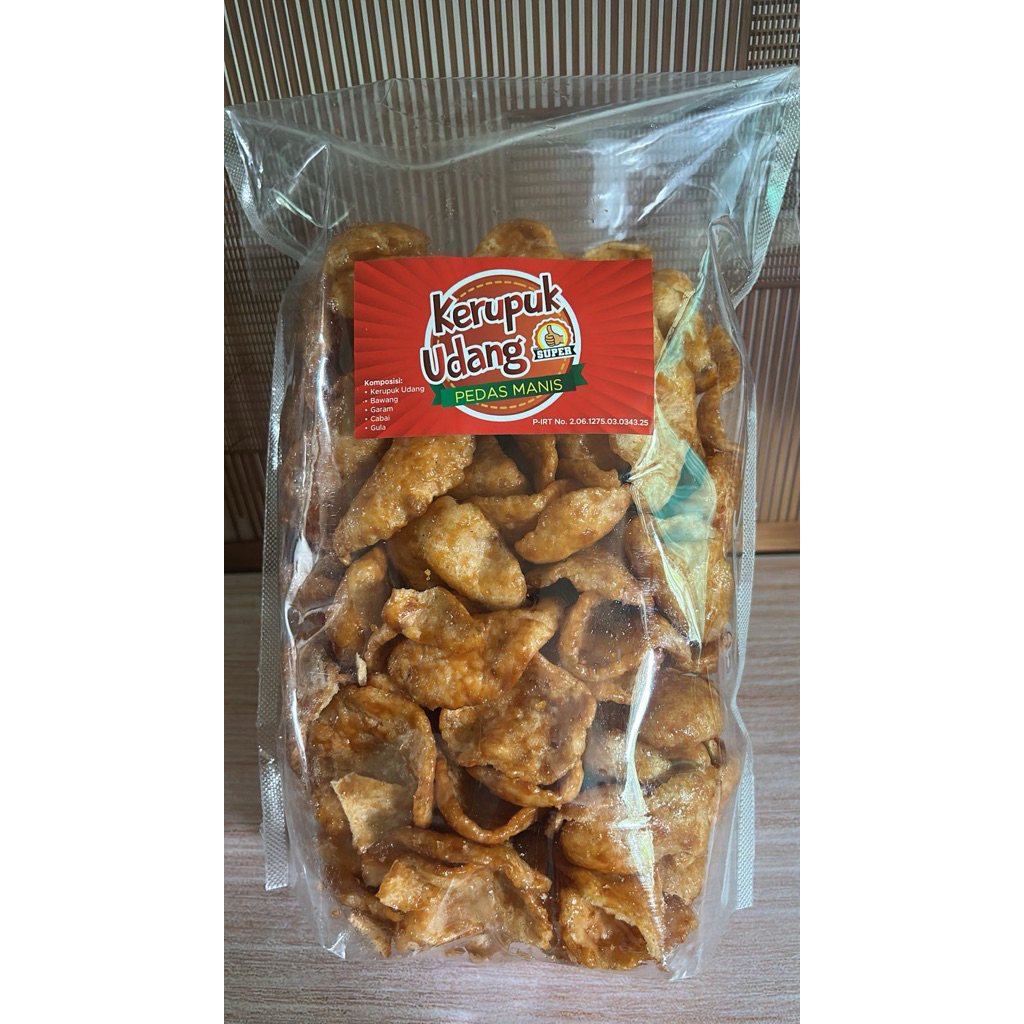 Kerupuk Udang Pedas Manis