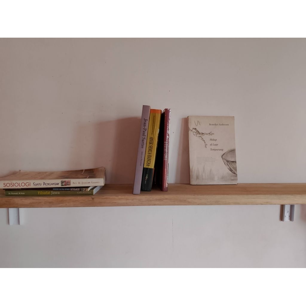 rak dinding lipat /meja dinding lipat, kayu jati