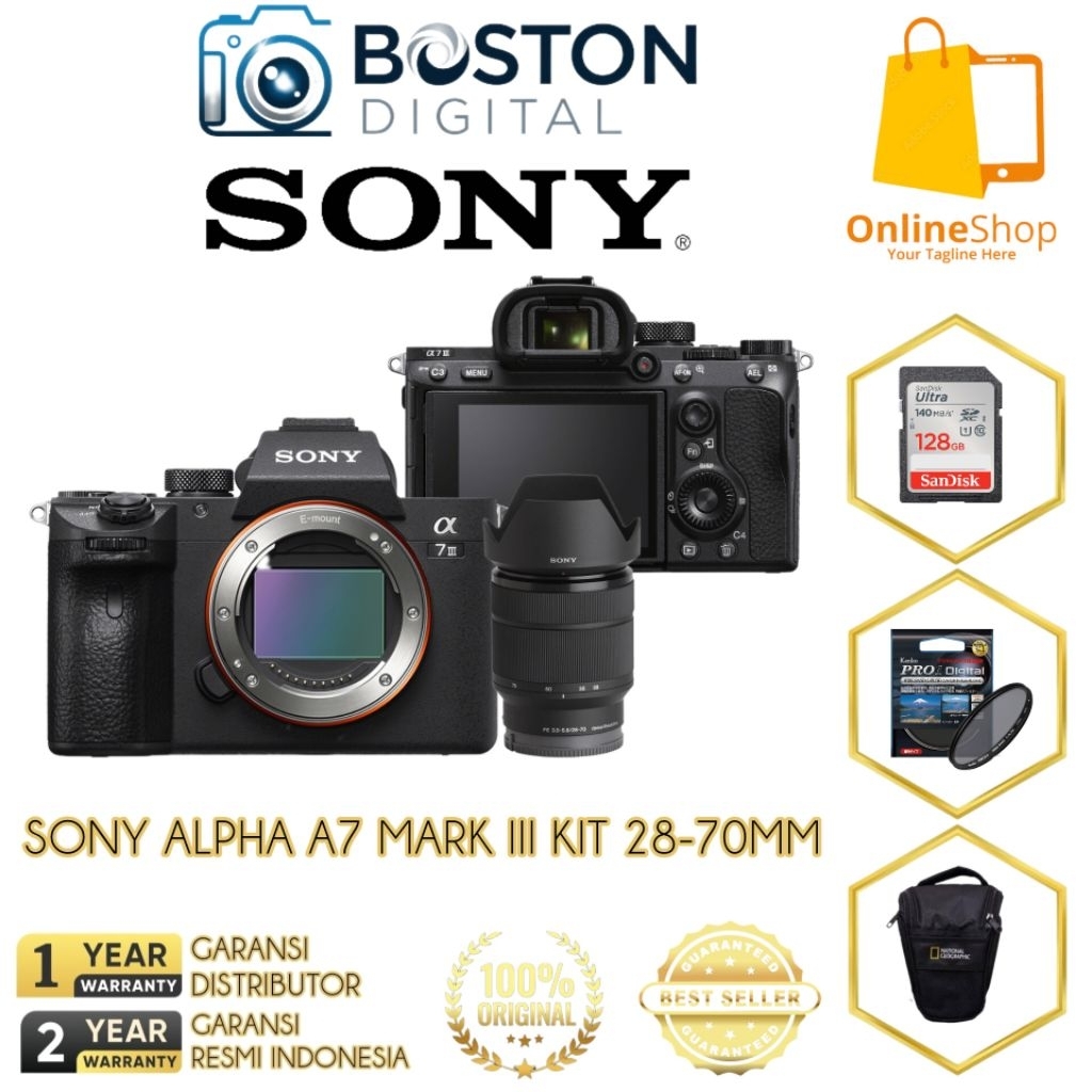 SONY ALPHA A7 III KIT 28-70MM / SONY A7 MARK III KIT 28-70MM