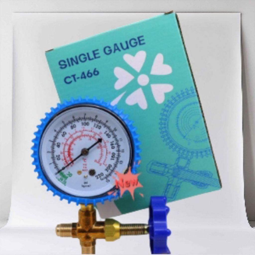 MANIFOLD SINGLE 466  R 22 - R 124|  SINGLE ANALISER 220 PSI MANIFUL AC  SINGLE ANALIZER SINGLE
