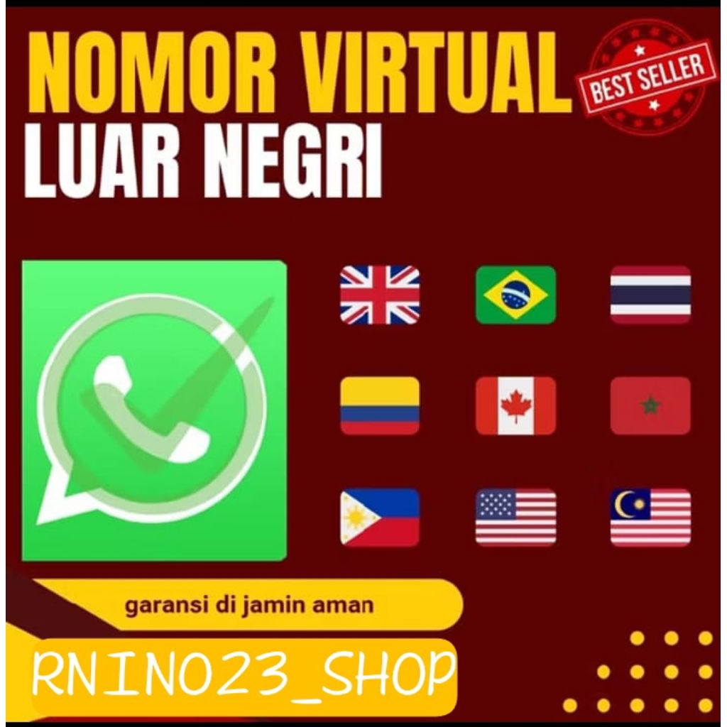 Nomor Virtual luar negeri untuk wa higt quality