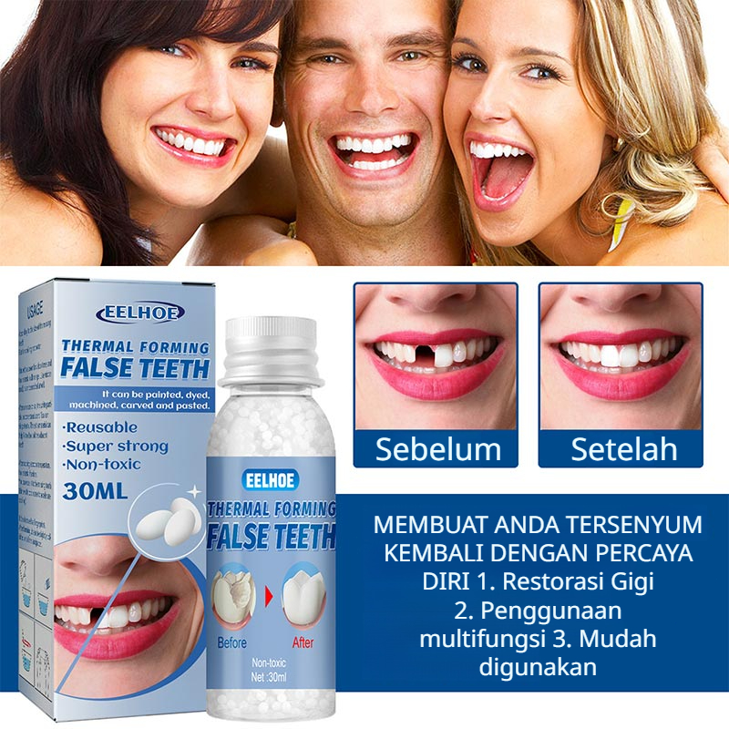 Perbaikan Gigi Kekuatan Tinggi / Tambalan Gigi Sementara yang Kuat / Eelhoe Gel Tambal Gigi, Cocok u
