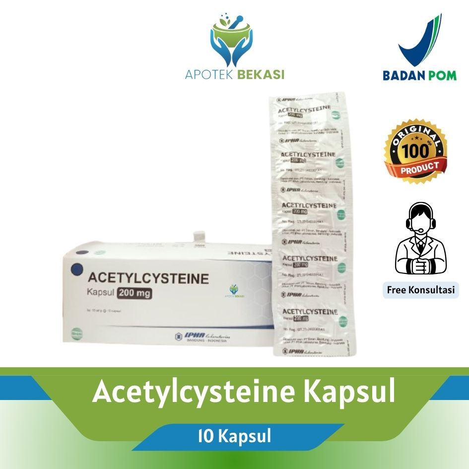 Acetylcysteine 200mg - 10 Kapsul