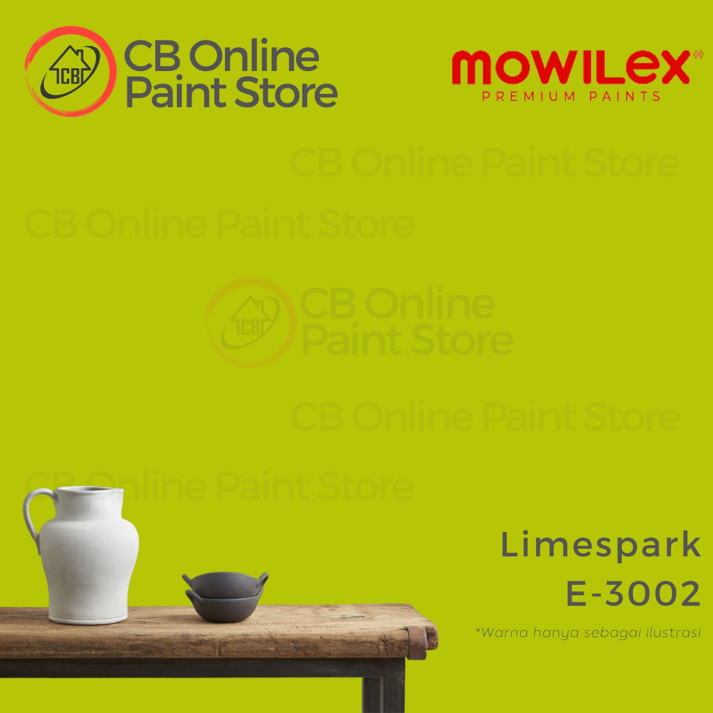 CAT TEMBOK MOWILEX - LIMESPARK E-3002 - PAIL