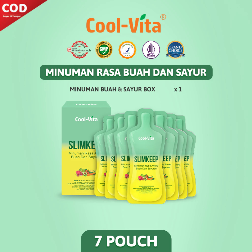 Coolvita SLIMKEEP Fiber Detox Drink RTD [7pouch]