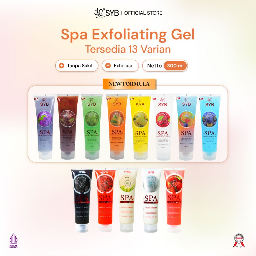 SYB EXFOLIATING GEL PENGANGKAT DAKI BADAN - PEELING BADAN