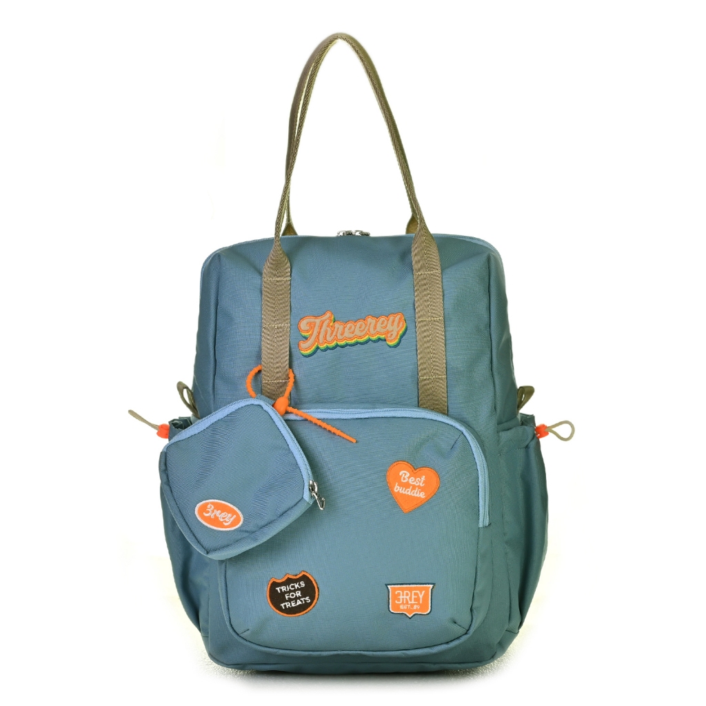 Threerey - Tas punggung - Tas Ransel wanita - Backpack Sekolah Kuliah CANDY POP TA10326