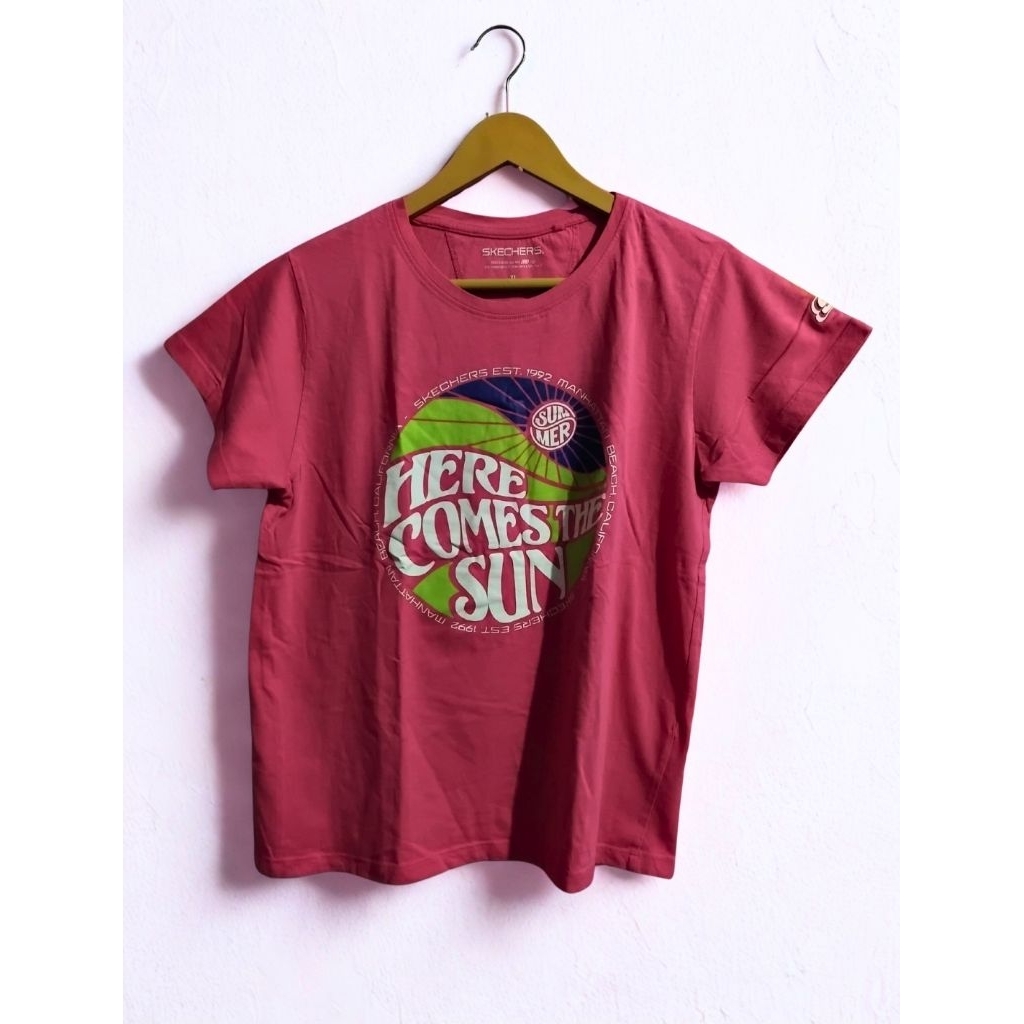 Kaos Wanita Skechers Original Preloved