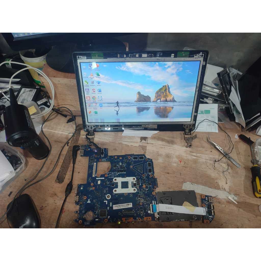 ET24 MB-AS-4 MOTHERBOARD MOBO LAPTOP ASUS A45V LA-8226P REV : 1.0