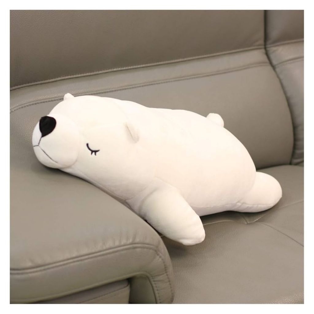Boneka Polar Bear Beruang Putih Kutub Ice Lembut Halus Bahan Miniso 30cm Halus Lembut Toy Super Soft