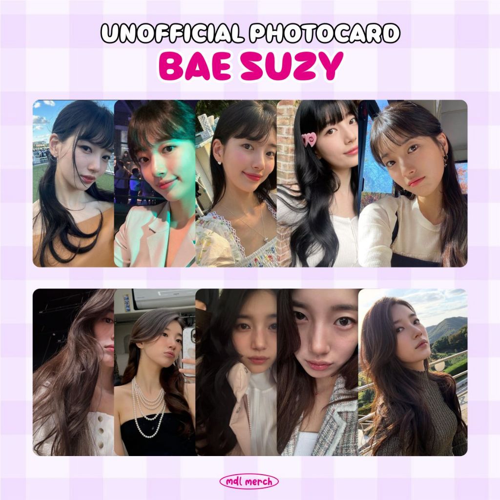 BAE SUZY / PHOTOCARD UNOFFICIAL / KOREAN DRAMA ACTREES / PHOTOCARD AKTOR KOREA AKTRIS KOREA