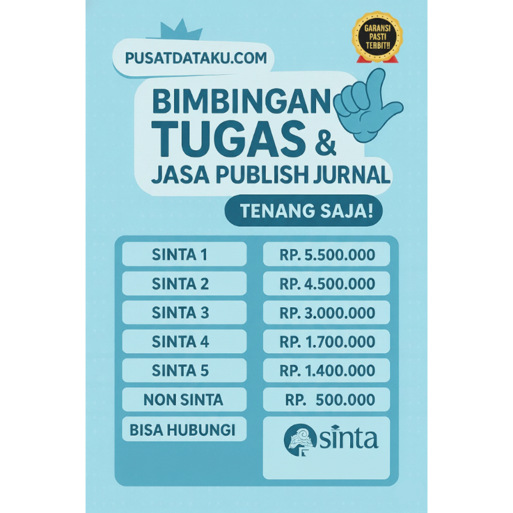 Jasa Publikasi Jurnal SINTA & Non SINTA – Garansi Pasti Terbit | PusatDataku