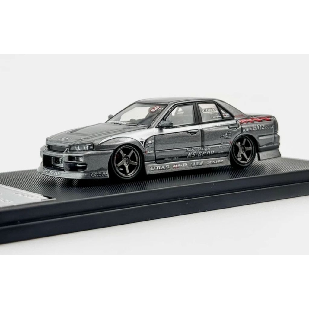 Mortal nissan skyline  ER34 Blits D1 2002 grey