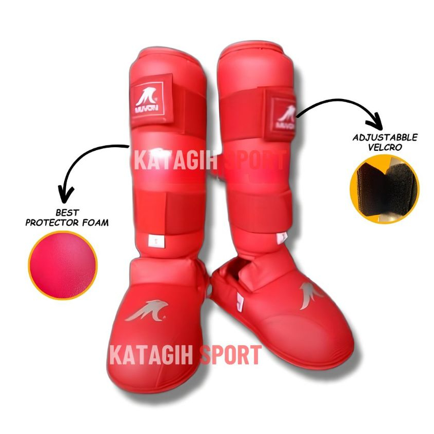 FOOT PROTECTOR KARATE MUVON PRO SERIES ORIGINAL / PELINDUNG KAKI MUVON KARATE