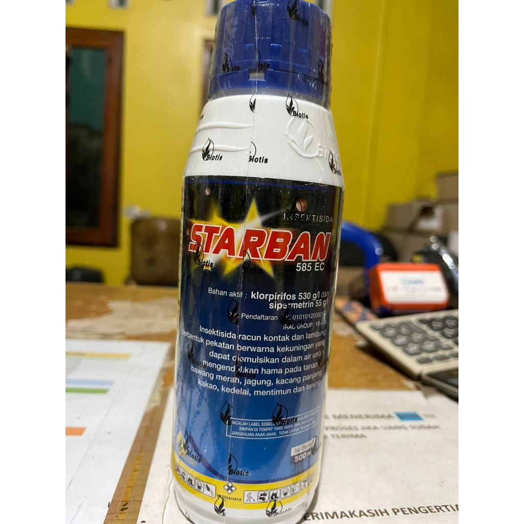 INSEKTISIDA STARBAN 585 EC 500 ML PEMBASMI ULAT / STARBAN
