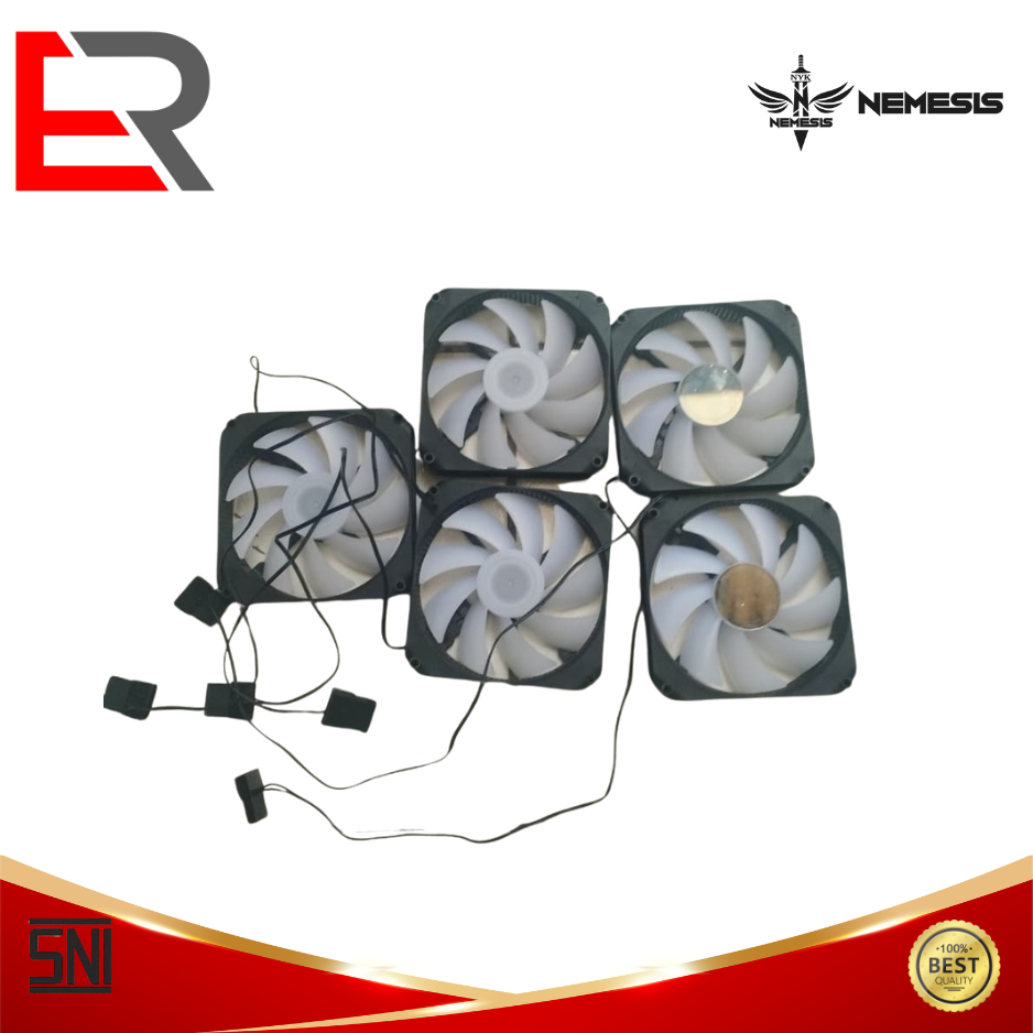 Fan Casing NYK RGB 12CM Molex | Kipas Casing Komputer (Bekas Demo)