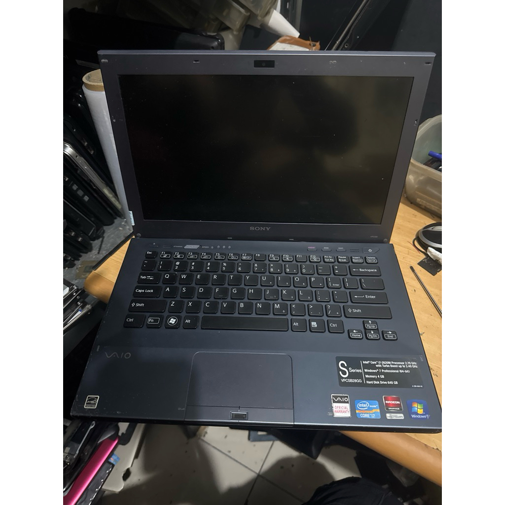 Sony Vaio PCG-41213W core i7 gen3 kondisi mati