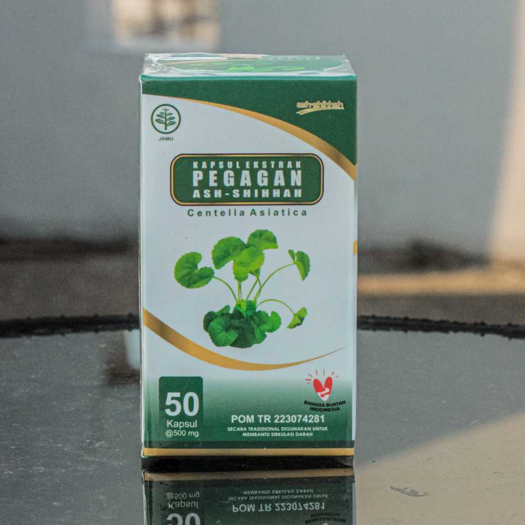 Kapsul Ekstrak Pegagan / Antanan Ash-Shihhah 50 Kapsul BPOM