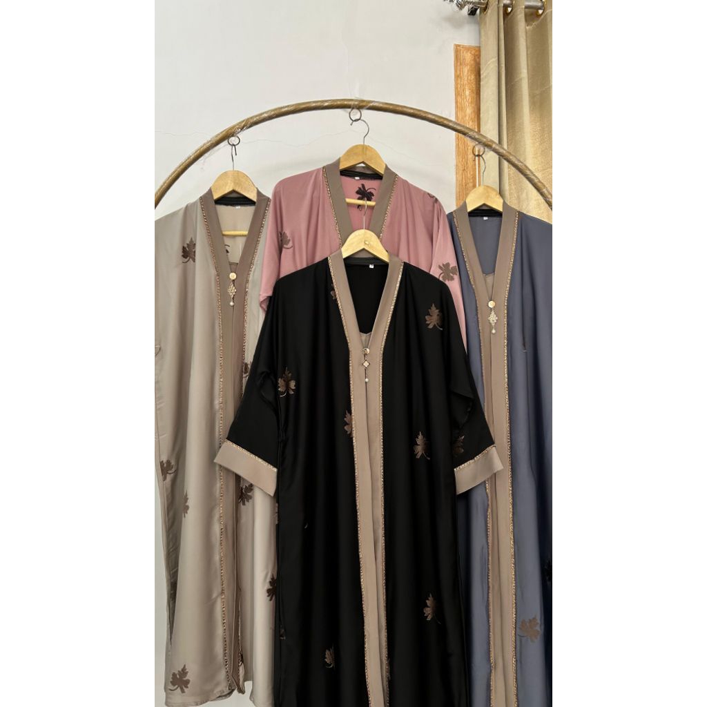 Abaya Ori Saudi Terbaru/ abaya saudi ORI viral/ abaya daun