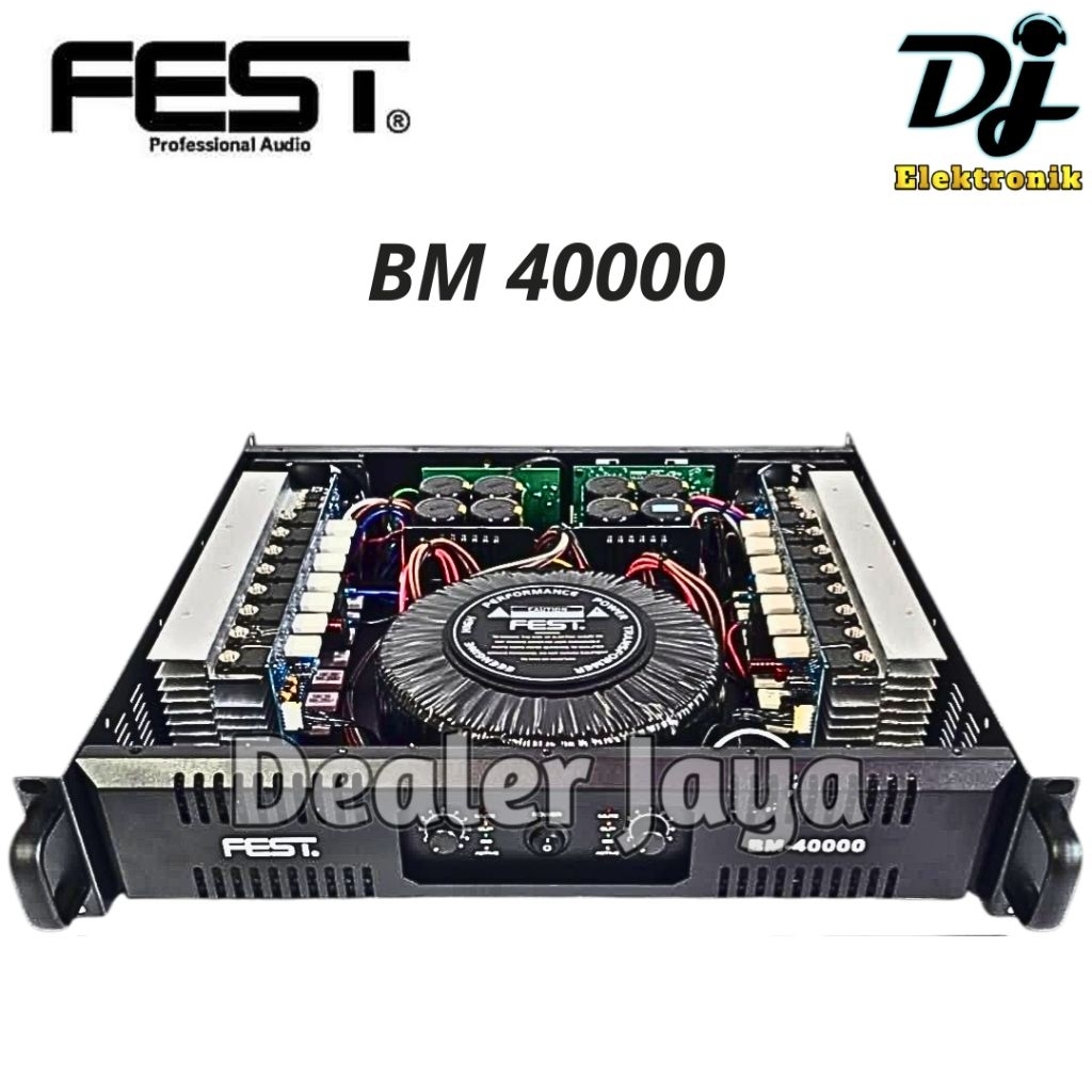 Power Amplifier Fest BM 40000 / BM40000 - 2 channel