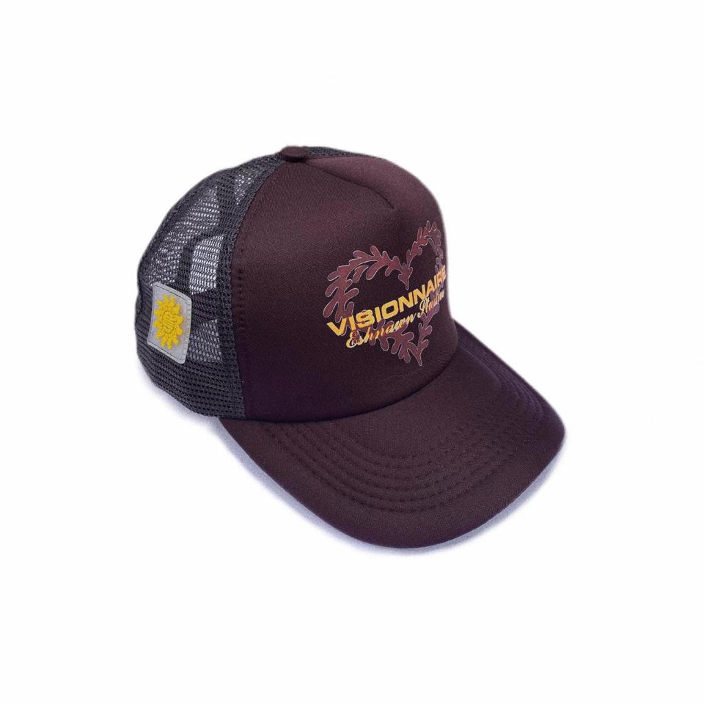 Eshnawn Visionnaire Trucker Hat - Topi Trucker - Trucker Hat - Topi Trucker Brown