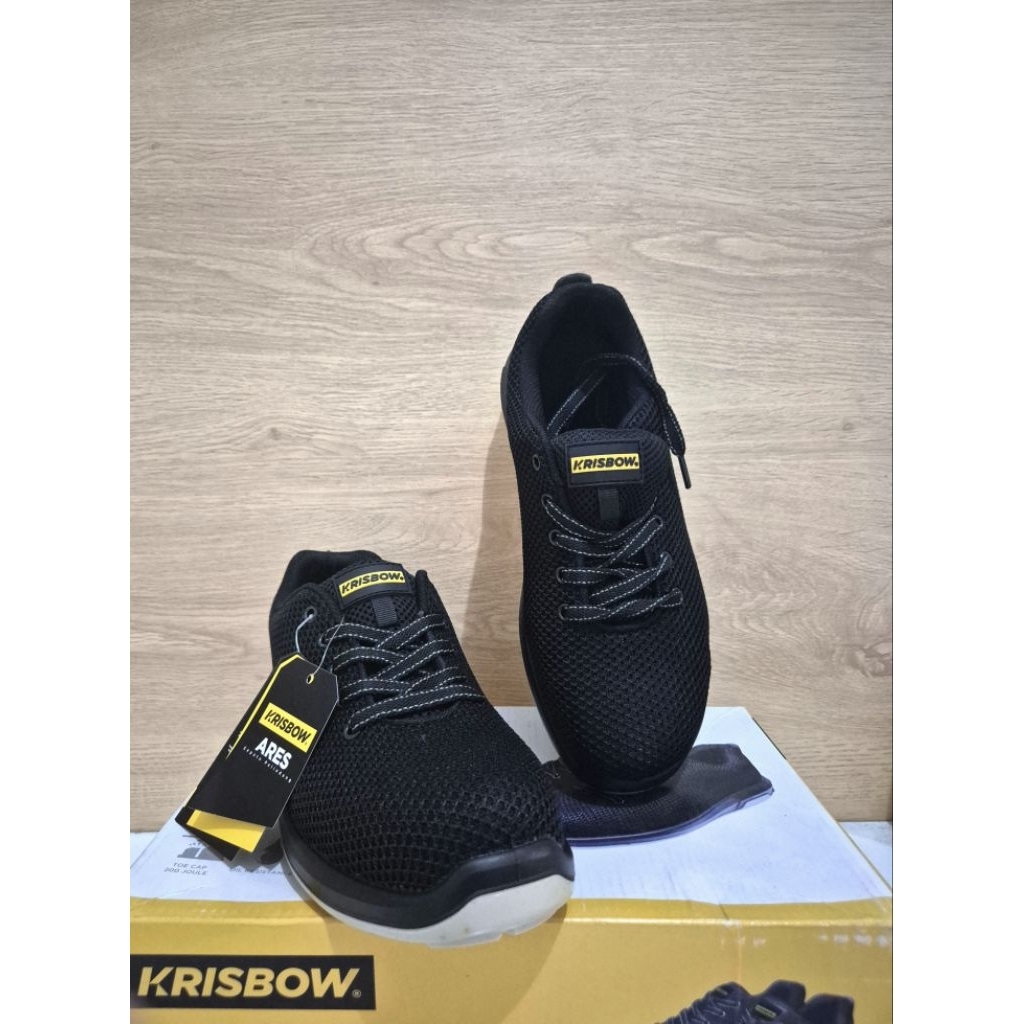 Sepatu Safety Boots Krisbow ARES Sporty 4 Inch - Composite Toe Cap - Ukuran 40 / (UK 6.5)