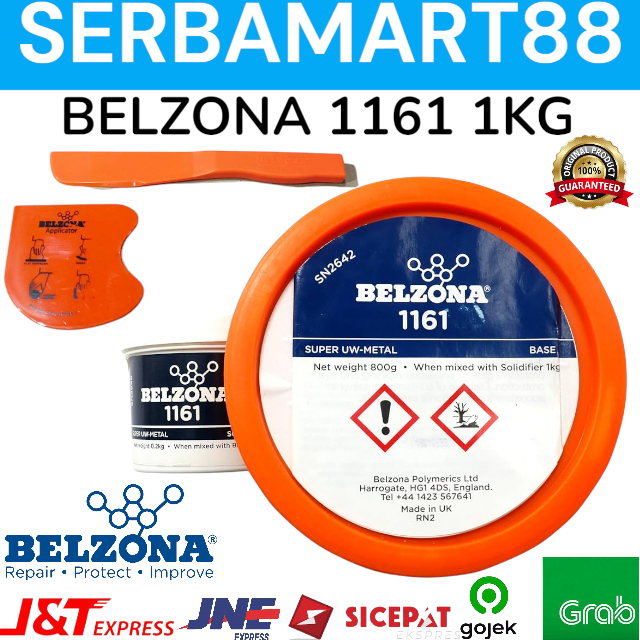 Belzona 1161 Super UW-Metal Original UK Base Solidifier 1 SET 1KG
