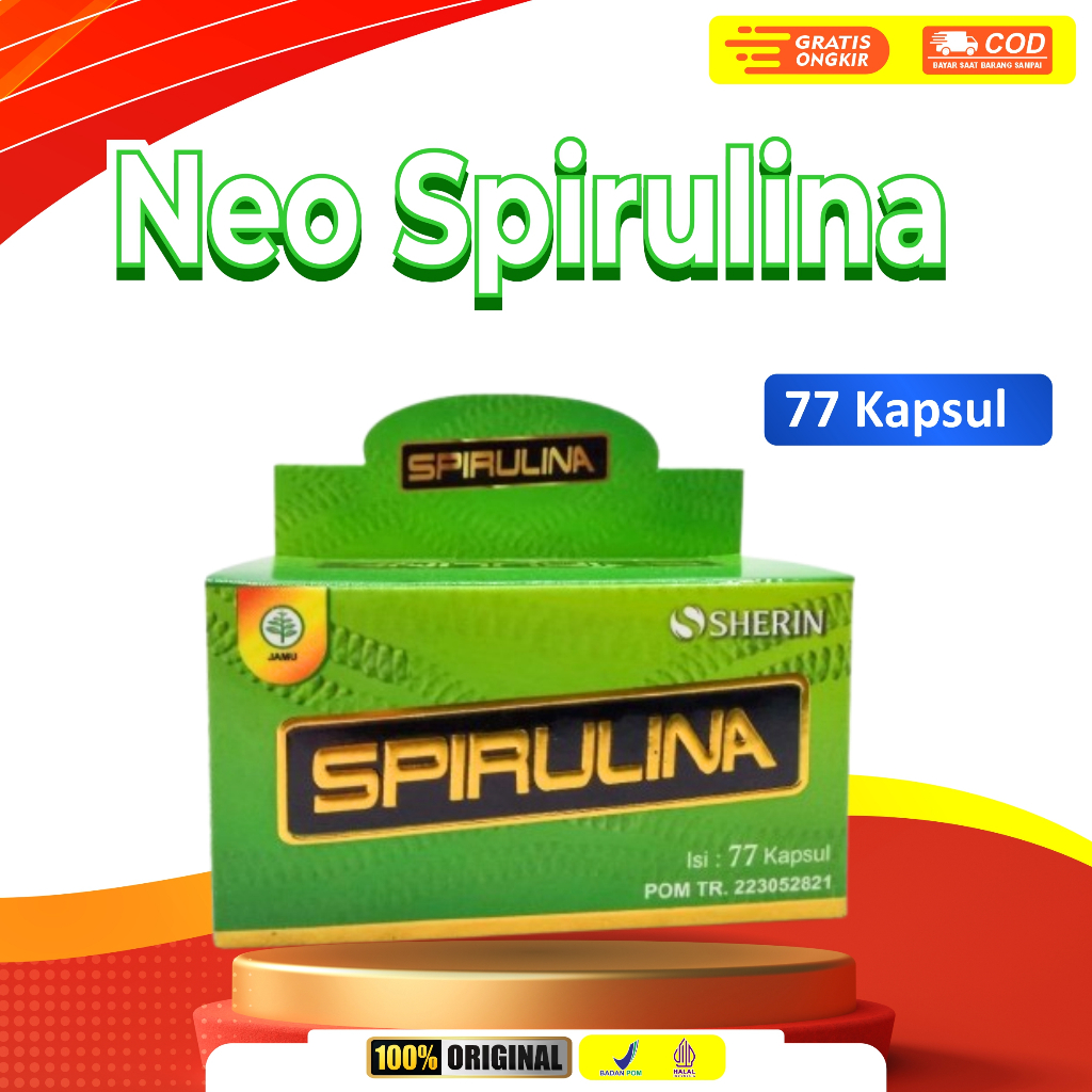NSP Neo Spirulina 77 Kapsul membantu sistem pencernaan