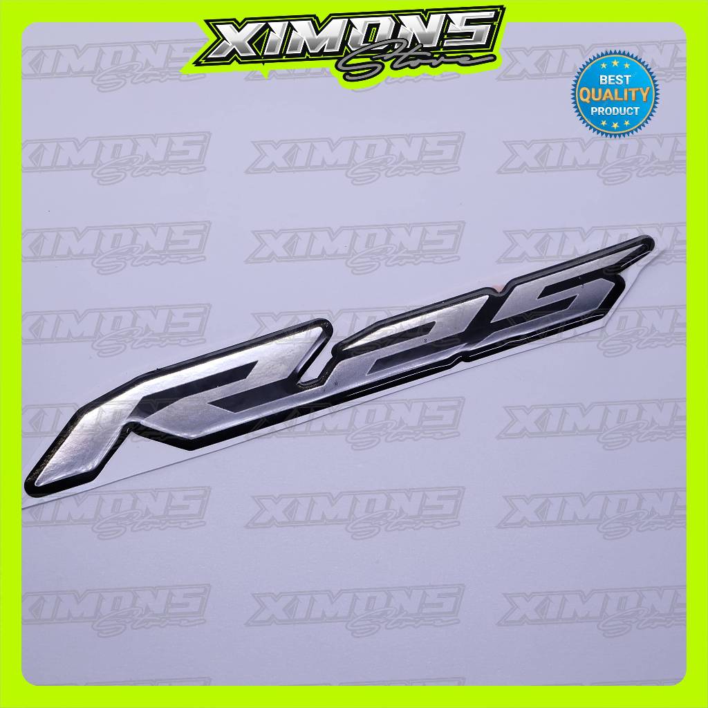 Emblem yamaha R25 / emblem timbul yamaha R25 / emblem yamaha R25 / stiker logo R25