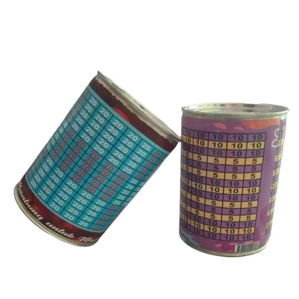 Celengan uang koin kertas Target ukuran kecil nabung hemat pangkal kaya