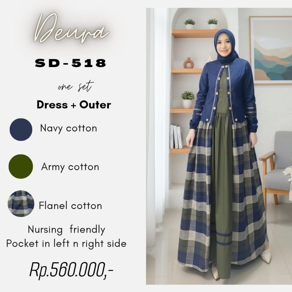 Deura Set Dress SD-518