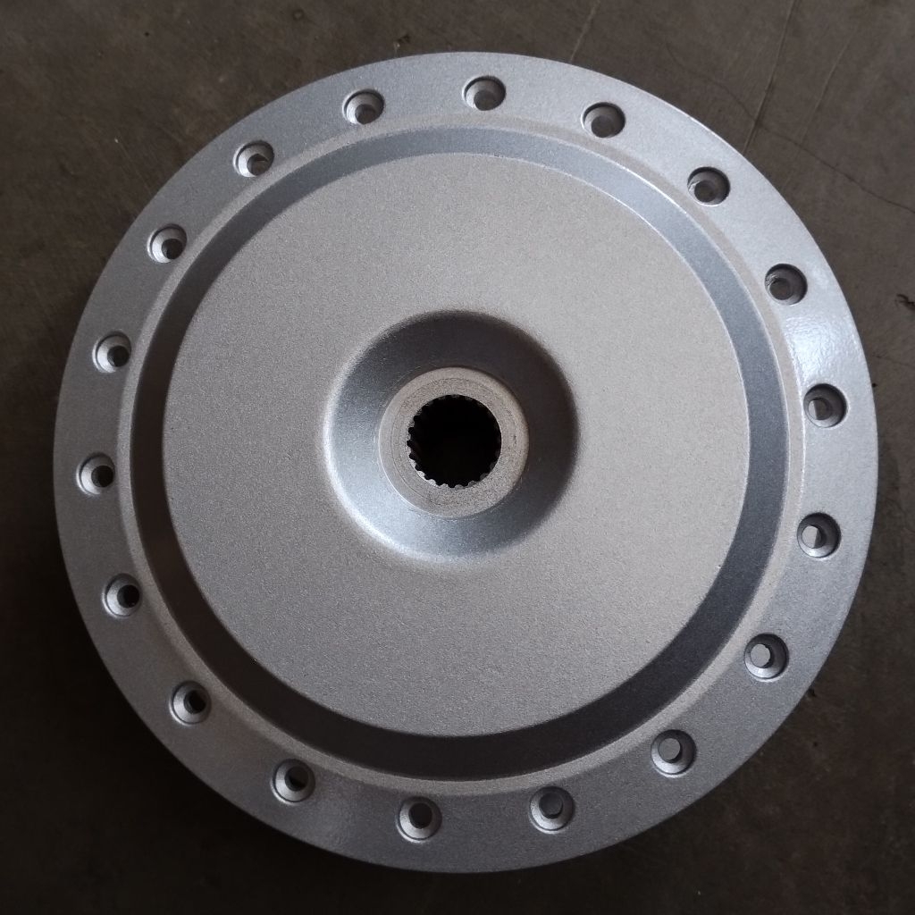 Tromol belakang vario 110 karbu silver