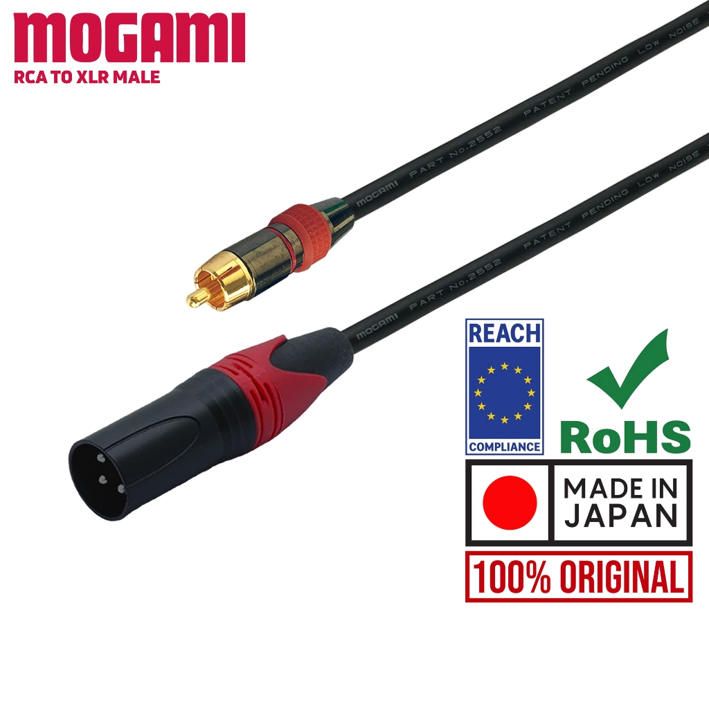 Mogami Original | Kabel Mogami RCA to XLR Male - Mogami Made In Japan