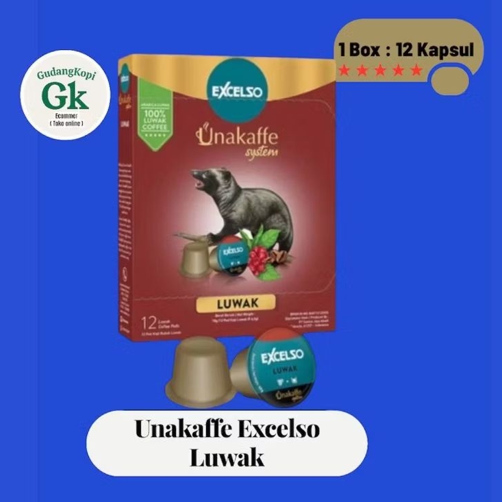 Kopi Kapsul Unakaffe Excelso Luwak Toraja