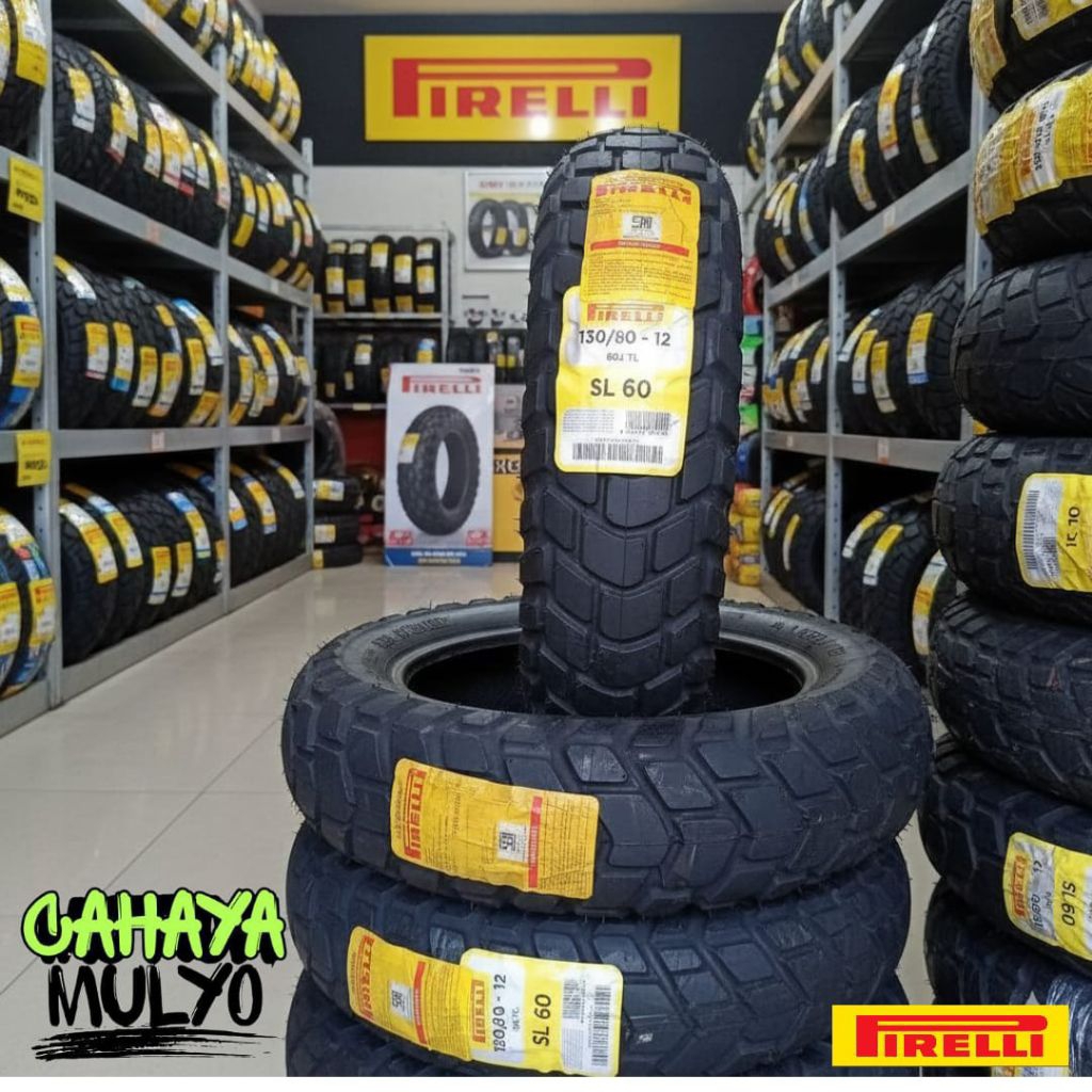 BAN PIRELLI SL60 130/80-12 RING 12 DUAL PURPOSE SCOOPY MONKEY KSR