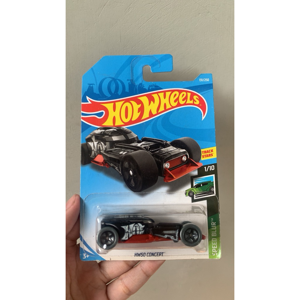 Hot Wheels HW50 Concept Hitam Jagoan Race Balap Hotwheels
