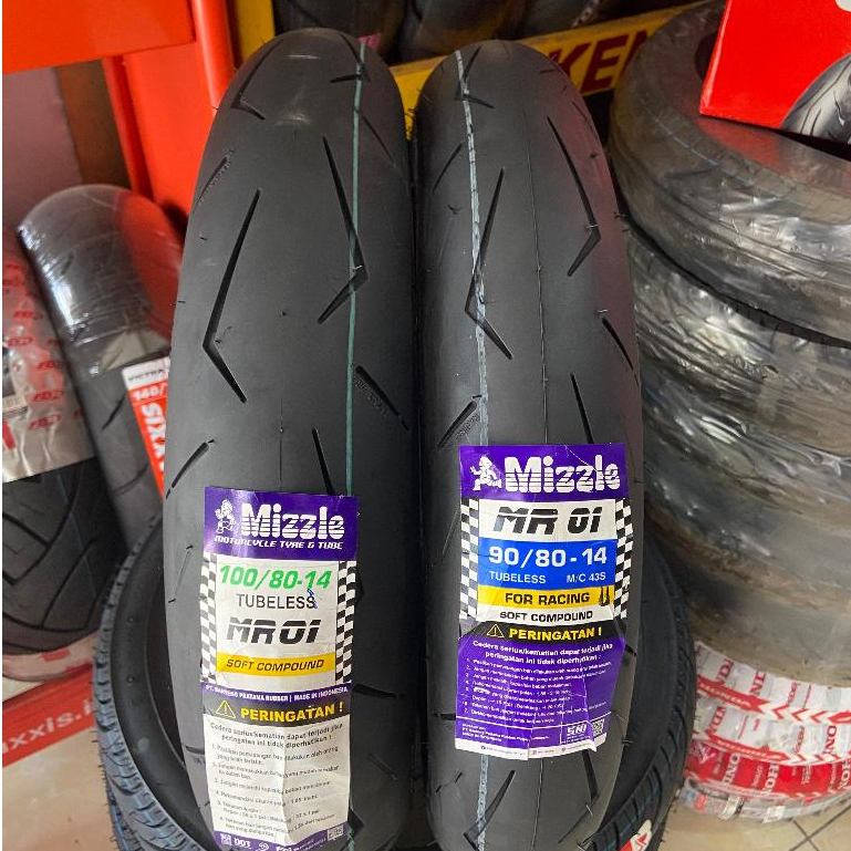 BAN MIZZLE MR01 90/80-14 100/80-14 SOFTCOMPOUND MATIC