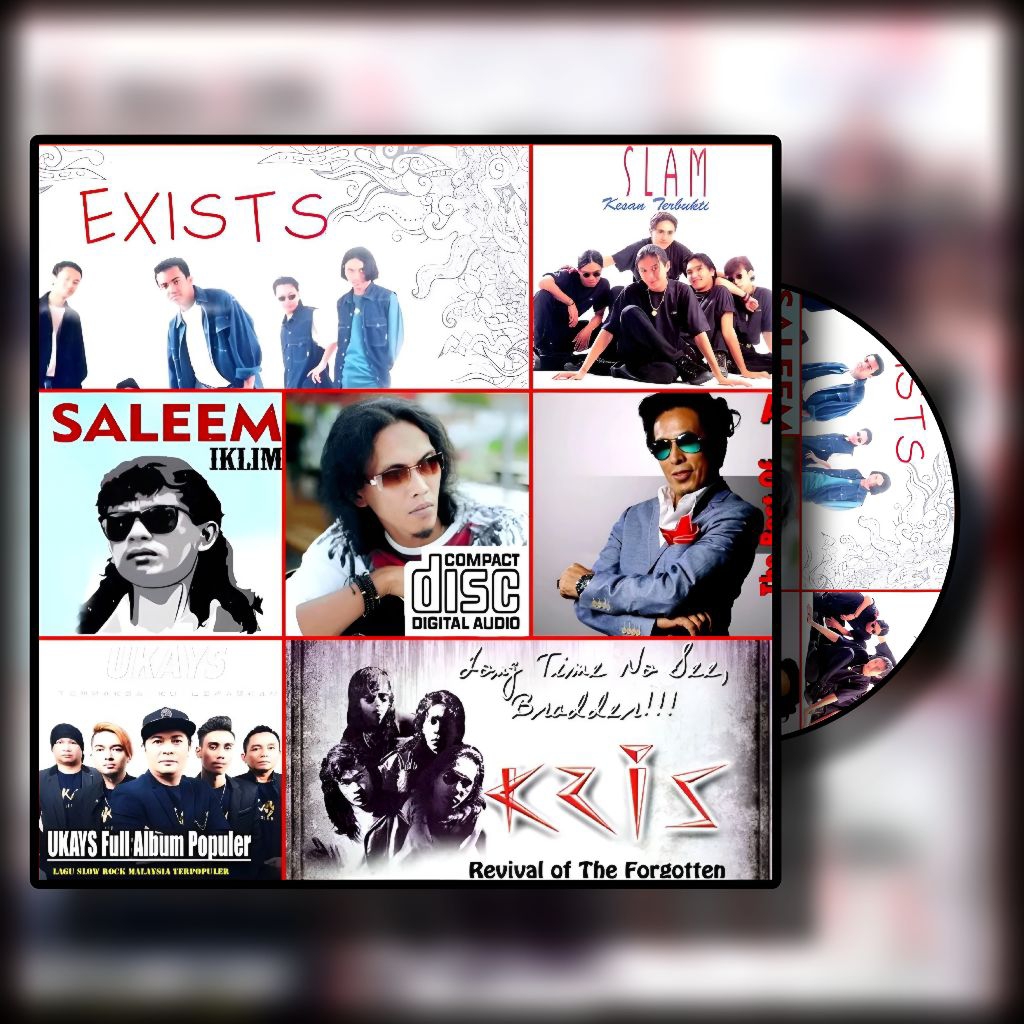 KASET CD LAGU MALAYSIA NOSTALGIA TERPOPULER SEPANJANG MASA - KASET LAGU MELAYU - KASET CD LAGU NOSTA