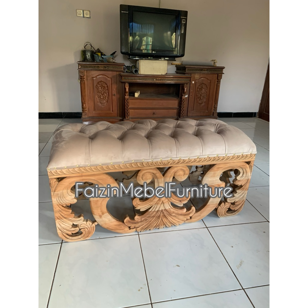 STOOL CATERING - SOFA STOOL KERAWANG - Sofa Stul -Sofa Stool