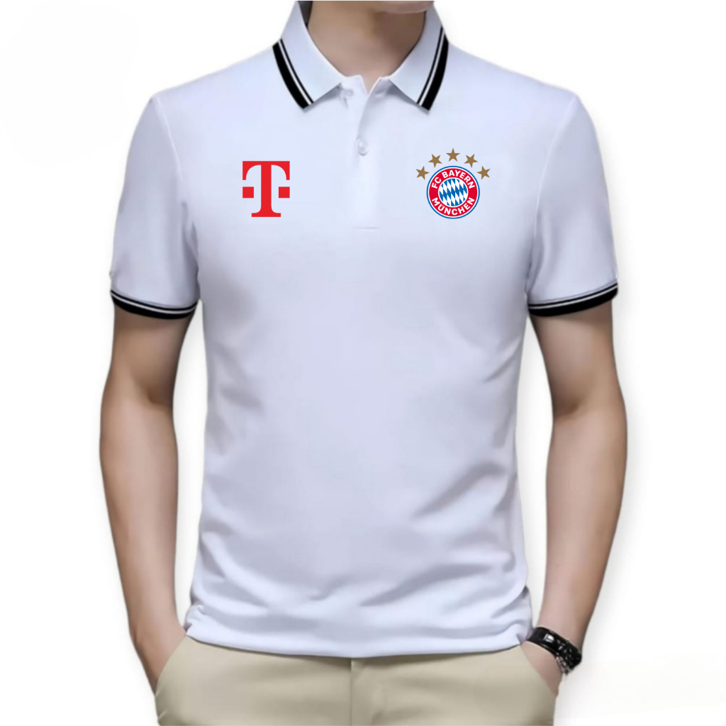 POLO MUNICH - KAOS BAJU KERAH POLO JERSEY BAYERN MUNCHEN HOME AWAY 3RD
