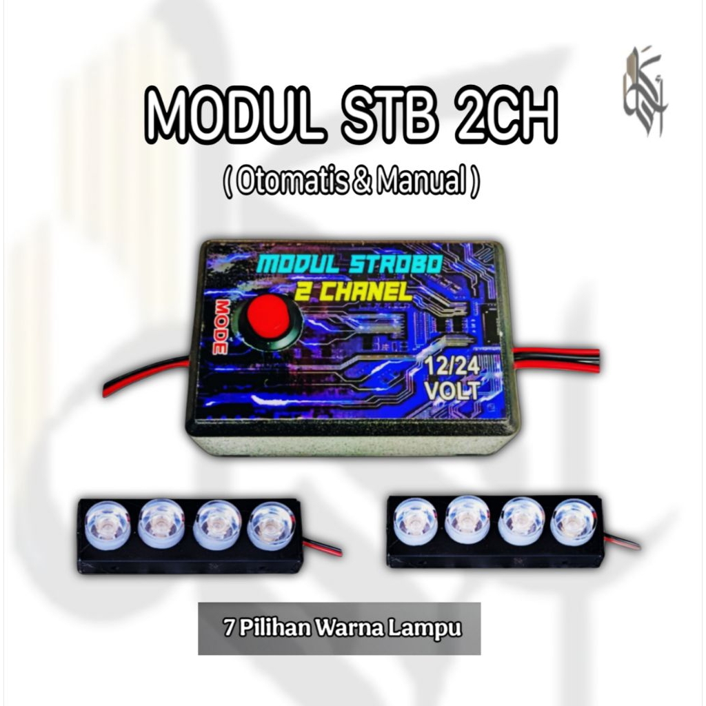 Modul STB 2 Channel Otomatis & Manual Cocok Untuk Mobil & Motor 12v 24v DC