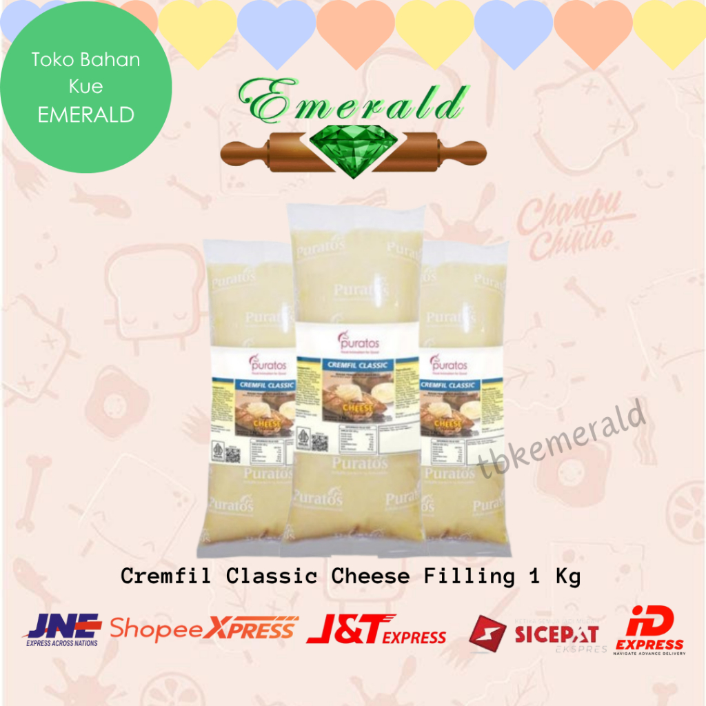 Puratos Cremfil Classic Cheese / Selai Keju 1 Kg