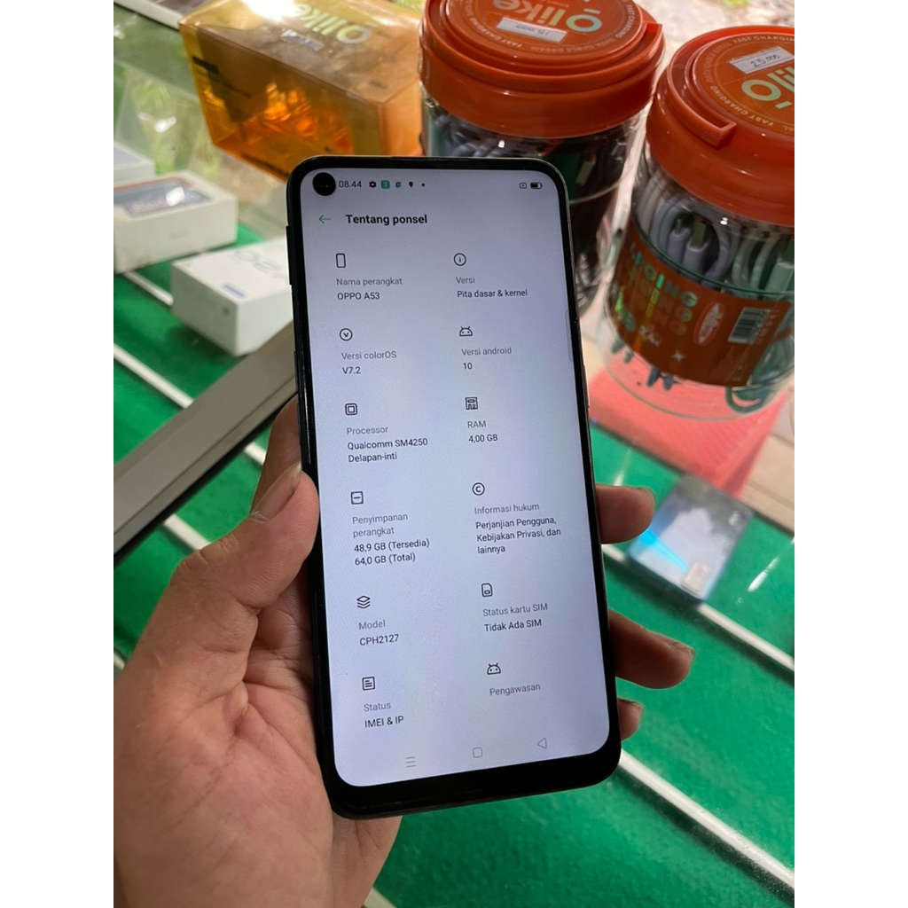 Hp second oppo A53 ram 4/64gb