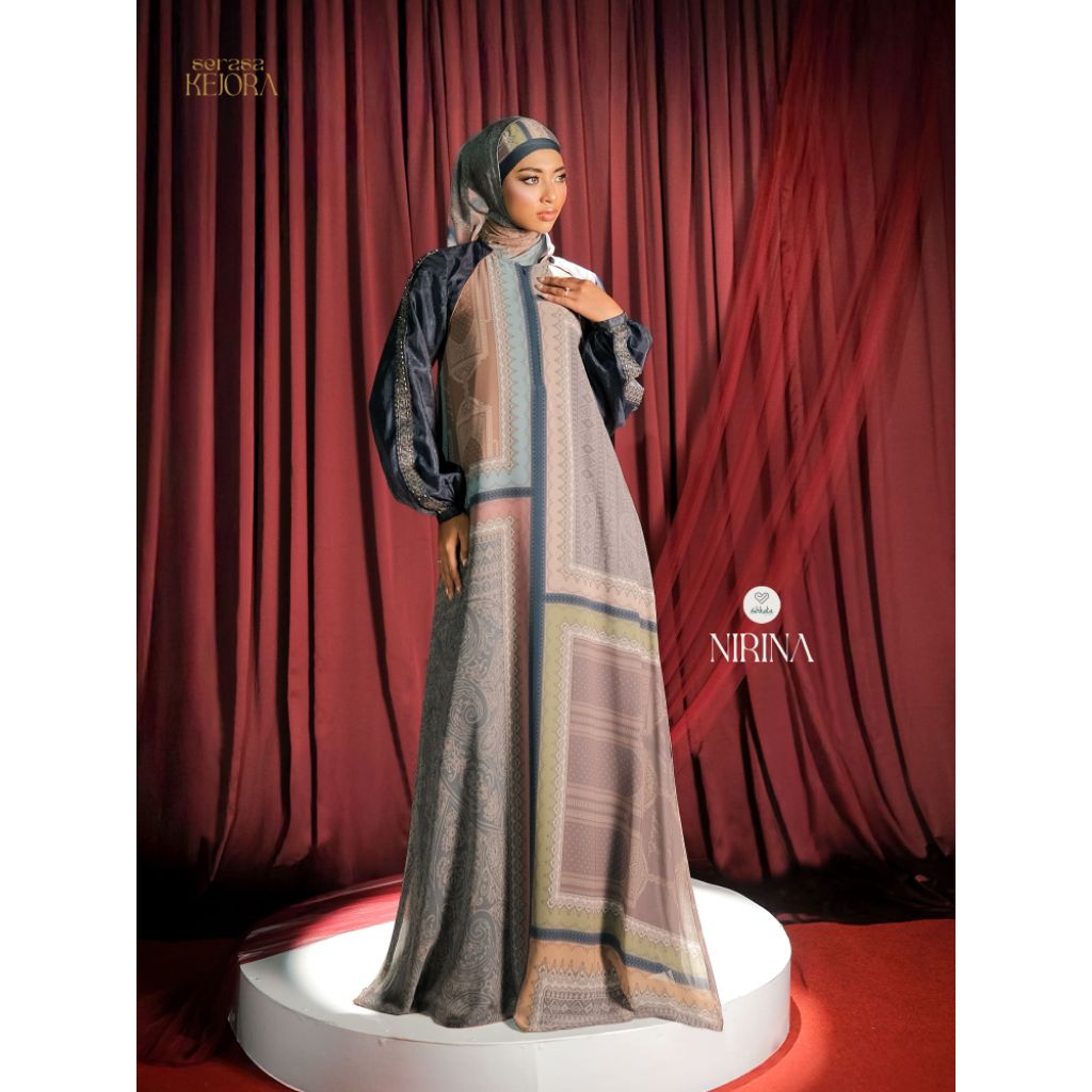 Premium Nirina series by Shkata gamis kerudung